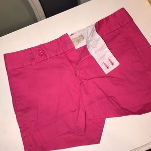 Hot pink banana republic shorts